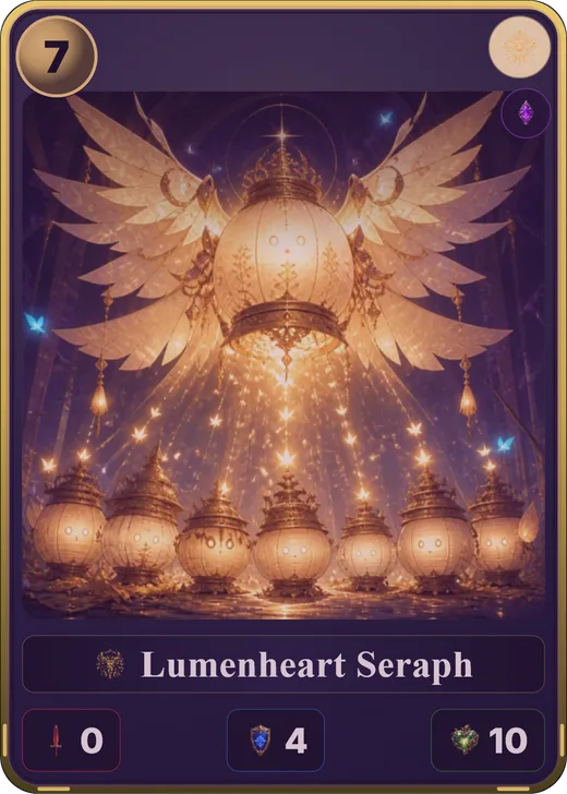 Lumenheart Seraph, a Light card